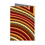 Waves Pattern Abstract Neutrals Mini Greeting Cards (Pkg of 8)