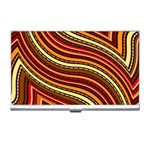 Waves Pattern Abstract Neutrals Business Card Holder