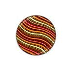 Waves Pattern Abstract Neutrals Hat Clip Ball Marker