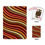 Waves Pattern Abstract Neutrals Playing Cards Single Design (Rectangle)