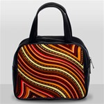 Waves Pattern Abstract Neutrals Classic Handbag (Two Sides)