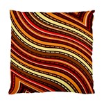 Waves Pattern Abstract Neutrals Standard Cushion Case (One Side)