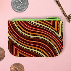 Waves Pattern Abstract Neutrals Mini Coin Purse from ArtsNow.com Back