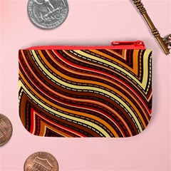 Waves Pattern Abstract Neutrals Mini Coin Purse from ArtsNow.com Back