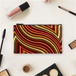 Waves Pattern Abstract Neutrals Cosmetic Bag (Small)