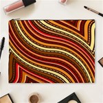 Waves Pattern Abstract Neutrals Cosmetic Bag (XL)