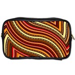 Waves Pattern Abstract Neutrals Toiletries Bag (Two Sides)