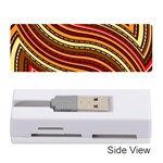 Waves Pattern Abstract Neutrals Memory Card Reader (Stick)