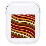 Waves Pattern Abstract Neutrals Hard PC AirPods 1/2 Case