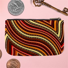 Waves Pattern Abstract Neutrals Large Coin Purse from ArtsNow.com Back