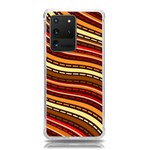 Waves Pattern Abstract Neutrals Samsung Galaxy S20 Ultra 6.9 Inch TPU UV Case