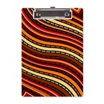 Waves Pattern Abstract Neutrals A5 Acrylic Clipboard