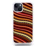 Waves Pattern Abstract Neutrals iPhone 14 TPU UV Print Case