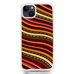 Waves Pattern Abstract Neutrals iPhone 14 Plus TPU UV Print Case