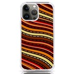 Waves Pattern Abstract Neutrals iPhone 13 Pro Max TPU UV Print Case