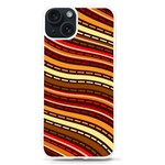 Waves Pattern Abstract Neutrals iPhone 15 TPU UV Print Case