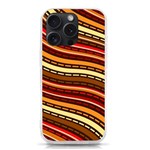 Waves Pattern Abstract Neutrals iPhone 15 Pro TPU UV Print Case