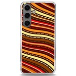 Waves Pattern Abstract Neutrals Samsung Galaxy S24 6.2 Inch TPU UV Case