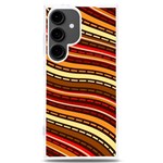 Waves Pattern Abstract Neutrals Samsung Galaxy S24 Plus 6.7 Inch TPU UV Case