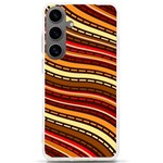 Waves Pattern Abstract Neutrals Samsung Galaxy S24 Ultra 6.9 Inch TPU UV Case