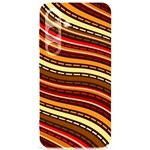 Waves Pattern Abstract Neutrals Samsung Galaxy S24 6.2 Inch Black TPU UV Case