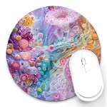 Cells Fluid Bubbles Round Mousepad