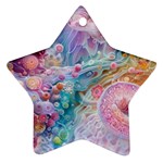 Cells Fluid Bubbles Ornament (Star)