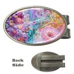 Cells Fluid Bubbles Money Clips (Oval) 