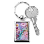 Cells Fluid Bubbles Key Chain (Rectangle)