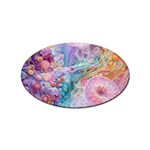 Cells Fluid Bubbles Sticker (Oval)