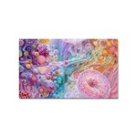 Cells Fluid Bubbles Sticker (Rectangular)