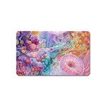 Cells Fluid Bubbles Magnet (Name Card)