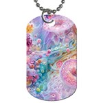 Cells Fluid Bubbles Dog Tag (One Side)