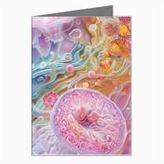 Cells Fluid Bubbles Greeting Card from ArtsNow.com Left