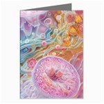 Cells Fluid Bubbles Greeting Cards (Pkg of 8)