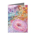 Cells Fluid Bubbles Mini Greeting Card