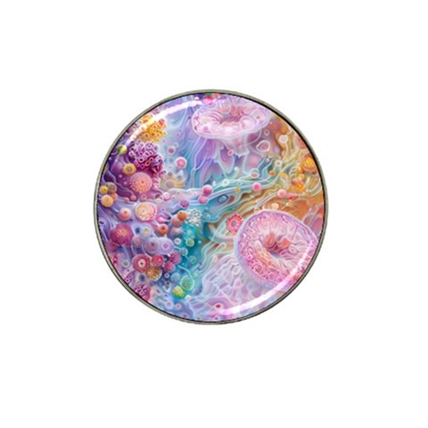 Cells Fluid Bubbles Hat Clip Ball Marker (4 pack) from ArtsNow.com Front