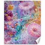 Cells Fluid Bubbles Canvas 8  x 10 