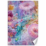 Cells Fluid Bubbles Canvas 12  x 18 