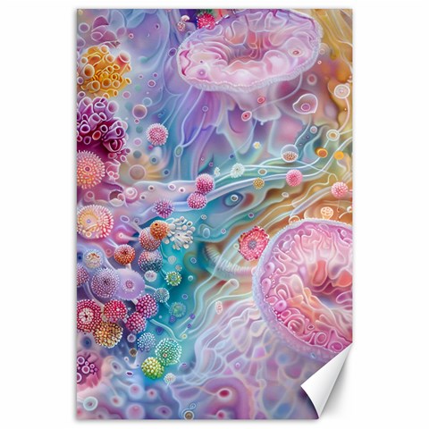 Cells Fluid Bubbles Canvas 24  x 36  from ArtsNow.com 23.35 x34.74  Canvas - 1