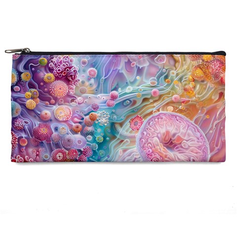 Cells Fluid Bubbles Pencil Case from ArtsNow.com Front