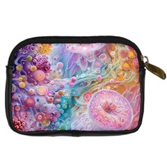 Cells Fluid Bubbles Digital Camera Leather Case from ArtsNow.com Back