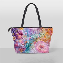 Cells Fluid Bubbles Classic Shoulder Handbag from ArtsNow.com Back