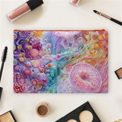 Cells Fluid Bubbles Cosmetic Bag (Large) from ArtsNow.com Back