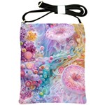 Cells Fluid Bubbles Shoulder Sling Bag