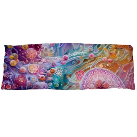 Cells Fluid Bubbles Body Pillow Case Dakimakura (Two Sides) from ArtsNow.com Front