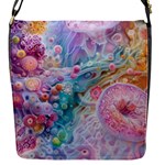 Cells Fluid Bubbles Flap Closure Messenger Bag (S)