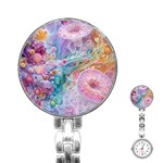 Cells Fluid Bubbles Stainless Steel Nurses Watch