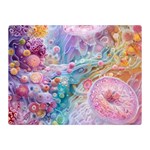 Cells Fluid Bubbles Two Sides Premium Plush Fleece Blanket (Mini)