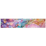 Cells Fluid Bubbles Small Premium Plush Fleece Scarf